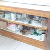 Comptoir-meuble de metier en chene massif