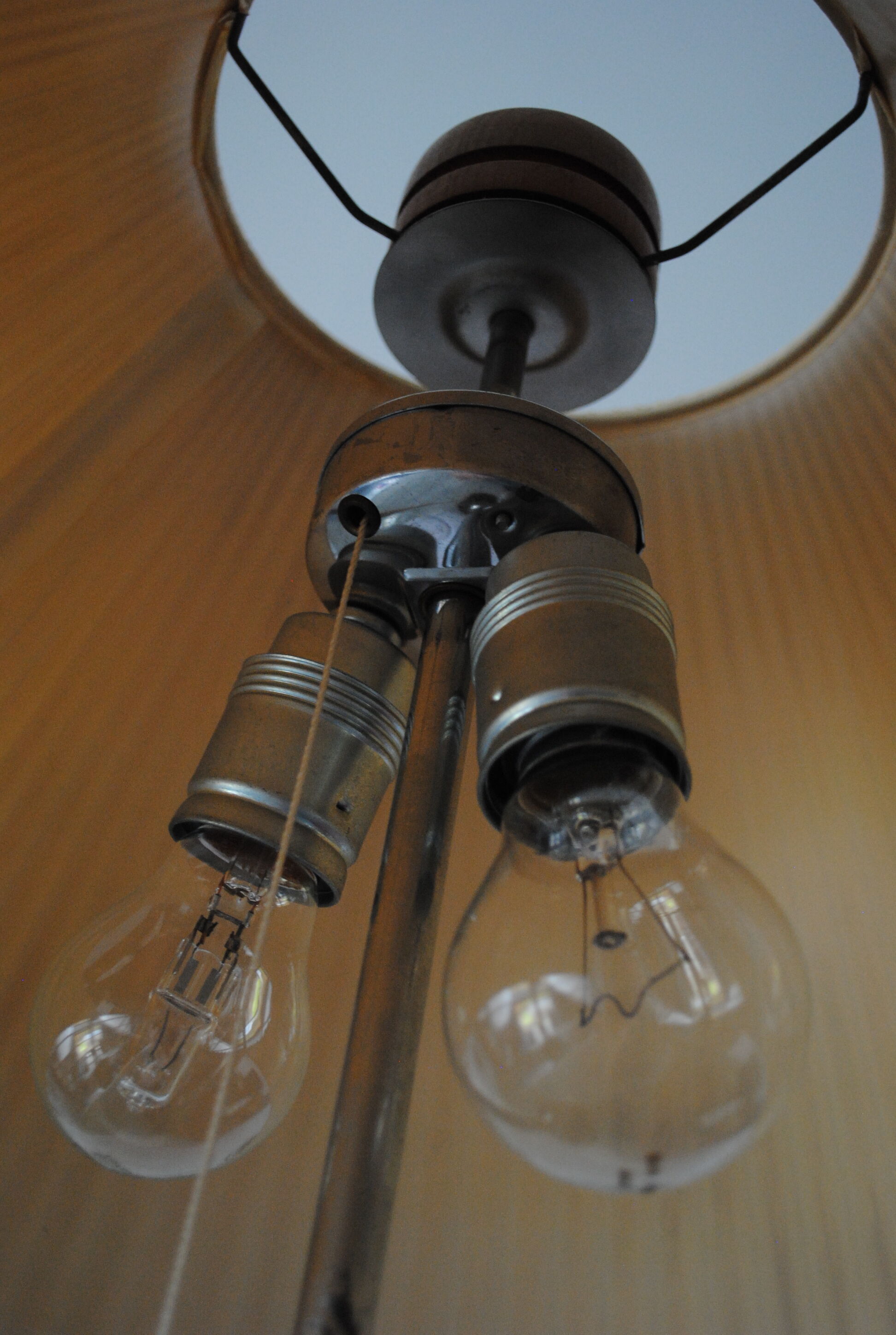 Scandinavian wooden lamppost