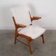 Fauteuil en hêtre, design scandinave, années 1960