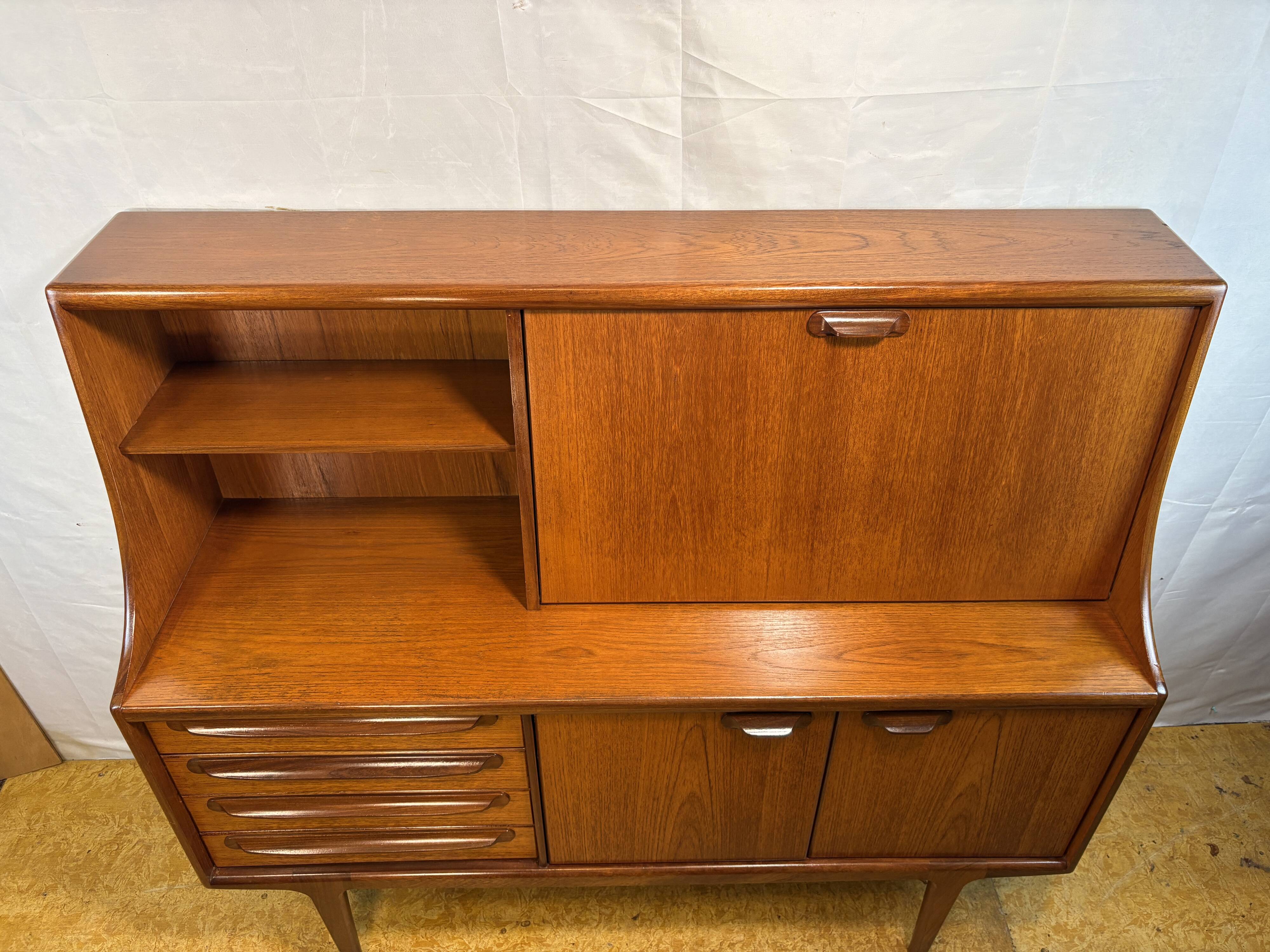 Vintage A. Younger “Sequence” Teak Highboard 1960 Designed by John Herbert