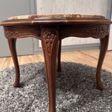 Antique carved wooden gueridon