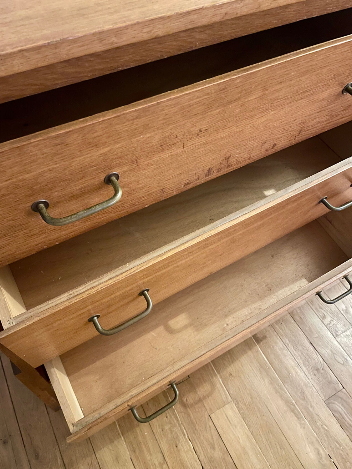 Commode bois vintage