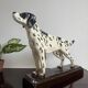 Setter animal earthenware from the Sainte Radegonde factory, 1950s