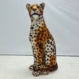 Leopard Statue Ceramic