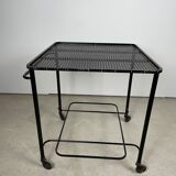 Trolley in perforated sheet metal