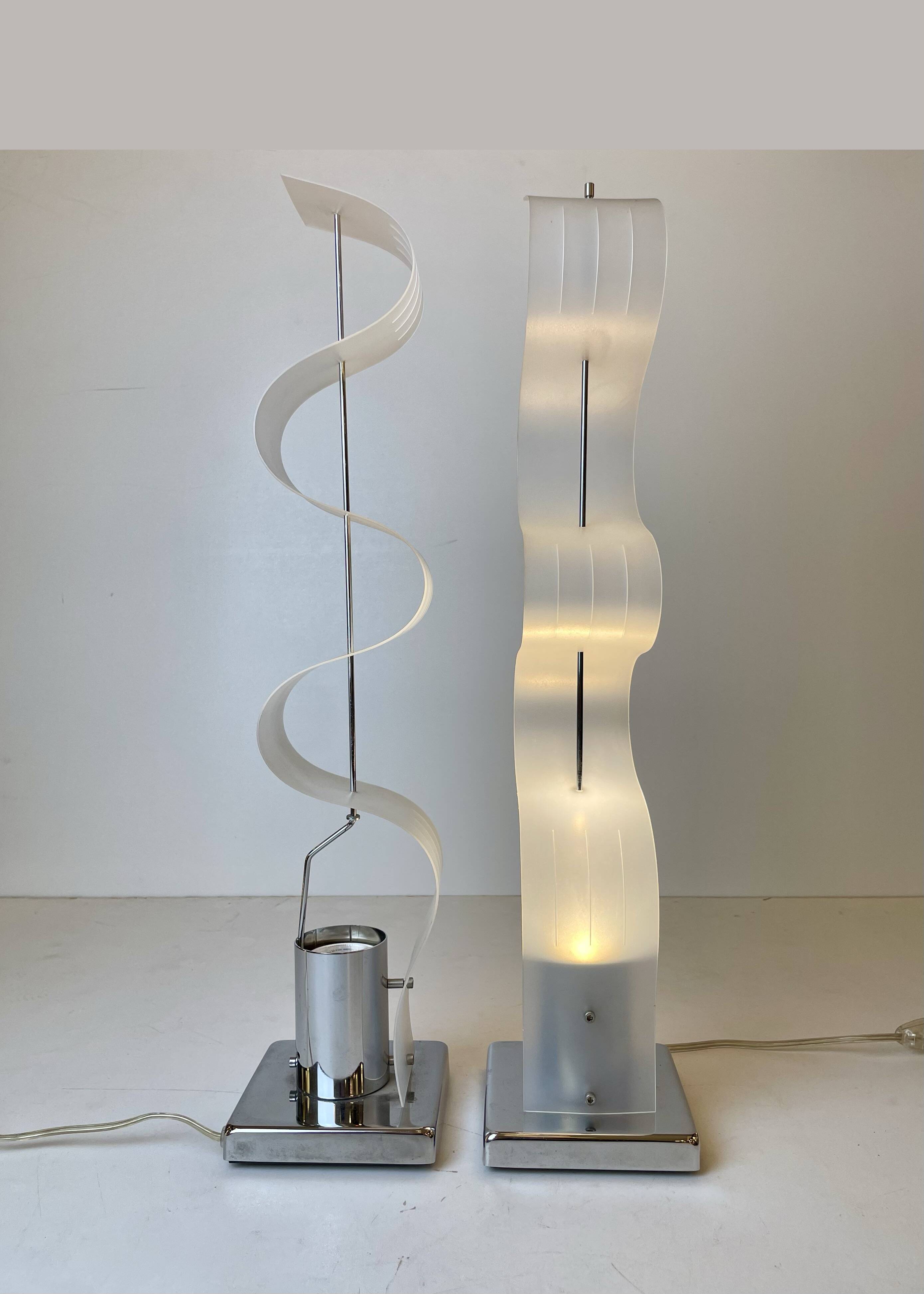 Pair of Late Modernist Table Lamps, 1990s~2000s