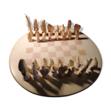 Stone chess games steatite