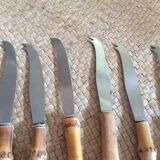 Set of 6 cheese knives