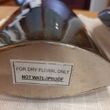 Vintage metal vases