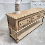 Console en chêne massif