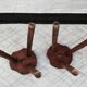 Brutalist tripod stools