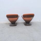 Pair of “Apollo” armchairs by Team TILLBERG for OVERMAN in plexiglass, 1970