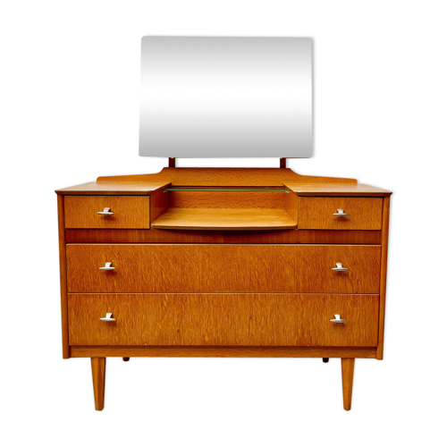 vintage dressing table with mirror and drawers by lebus selency