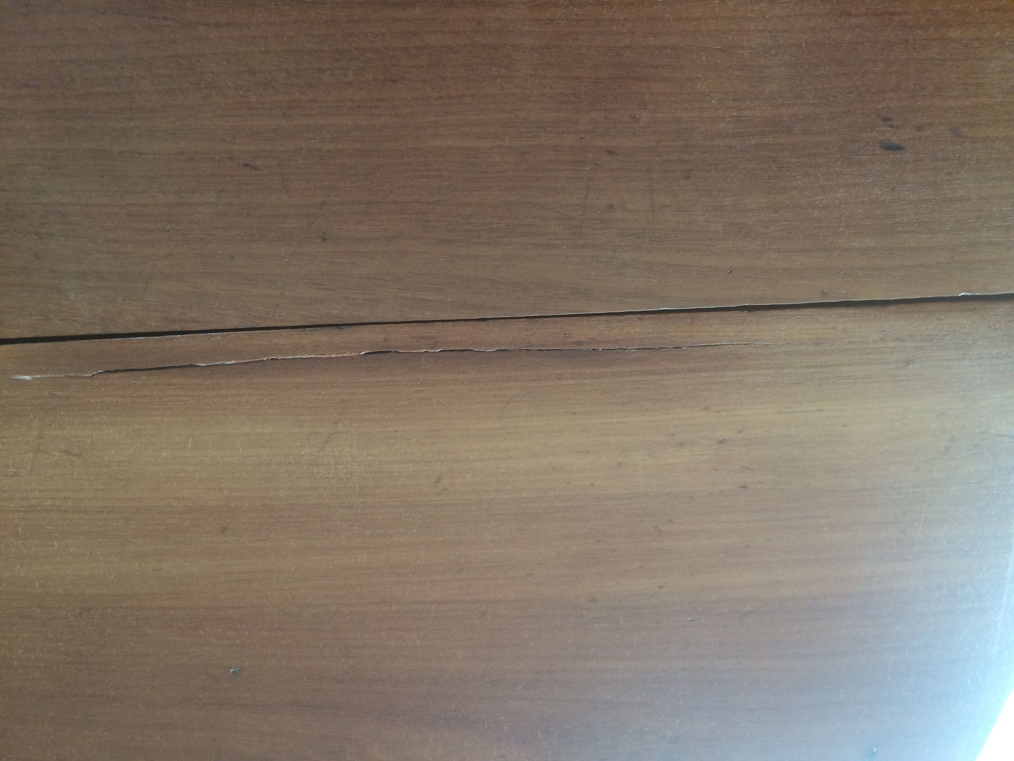 Oval folding table 2 extensions Mahogany