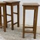 Ensemble de 3 tabourets de bar brutalists vintage 1960