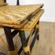 Antique chaise longue in wicker and hazel 20s