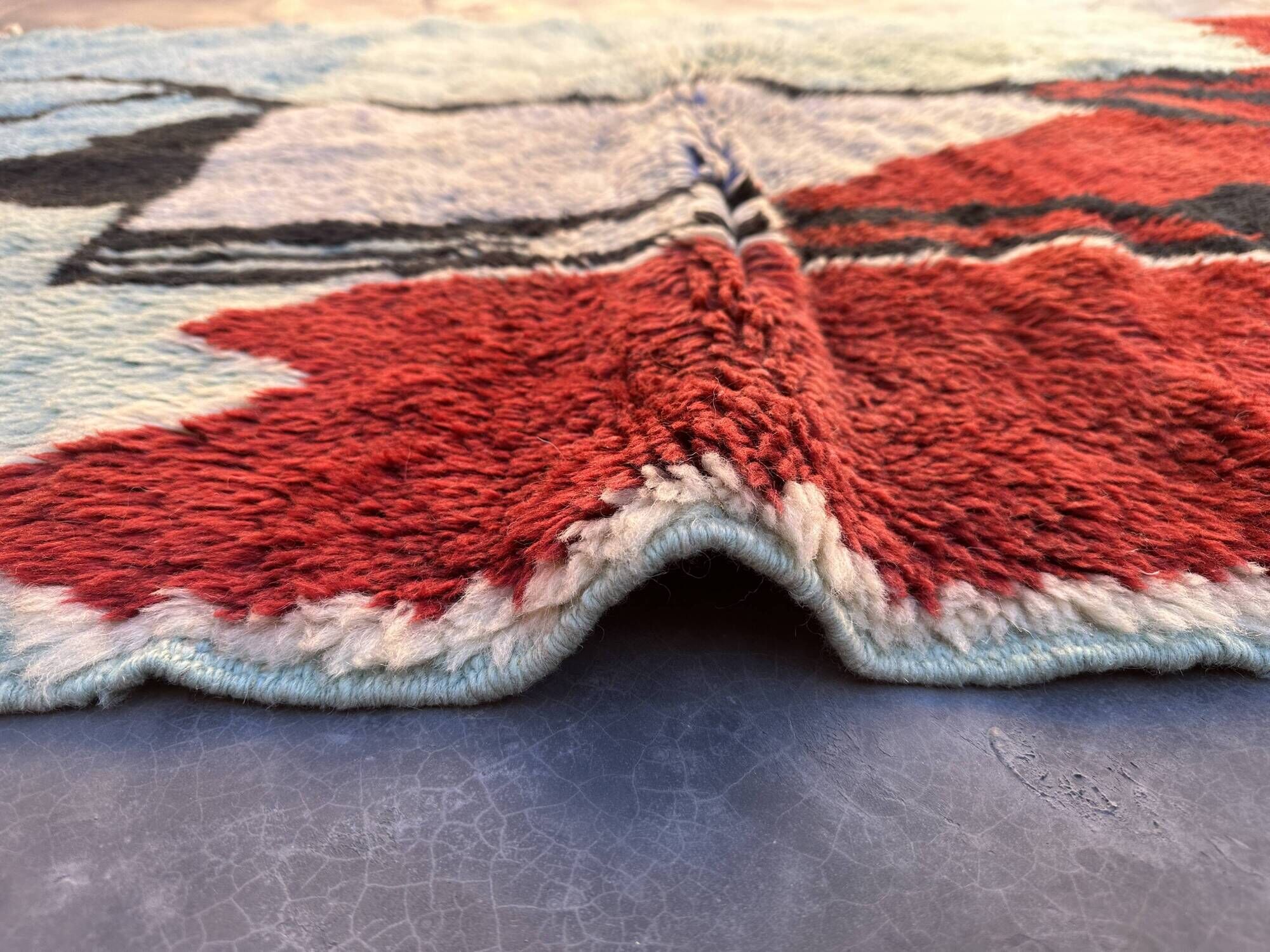 Tapis Marocain  Beni M'Rirt  coloré - 177 x 120 cm
