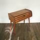 Table de chevet pieds compas années 50