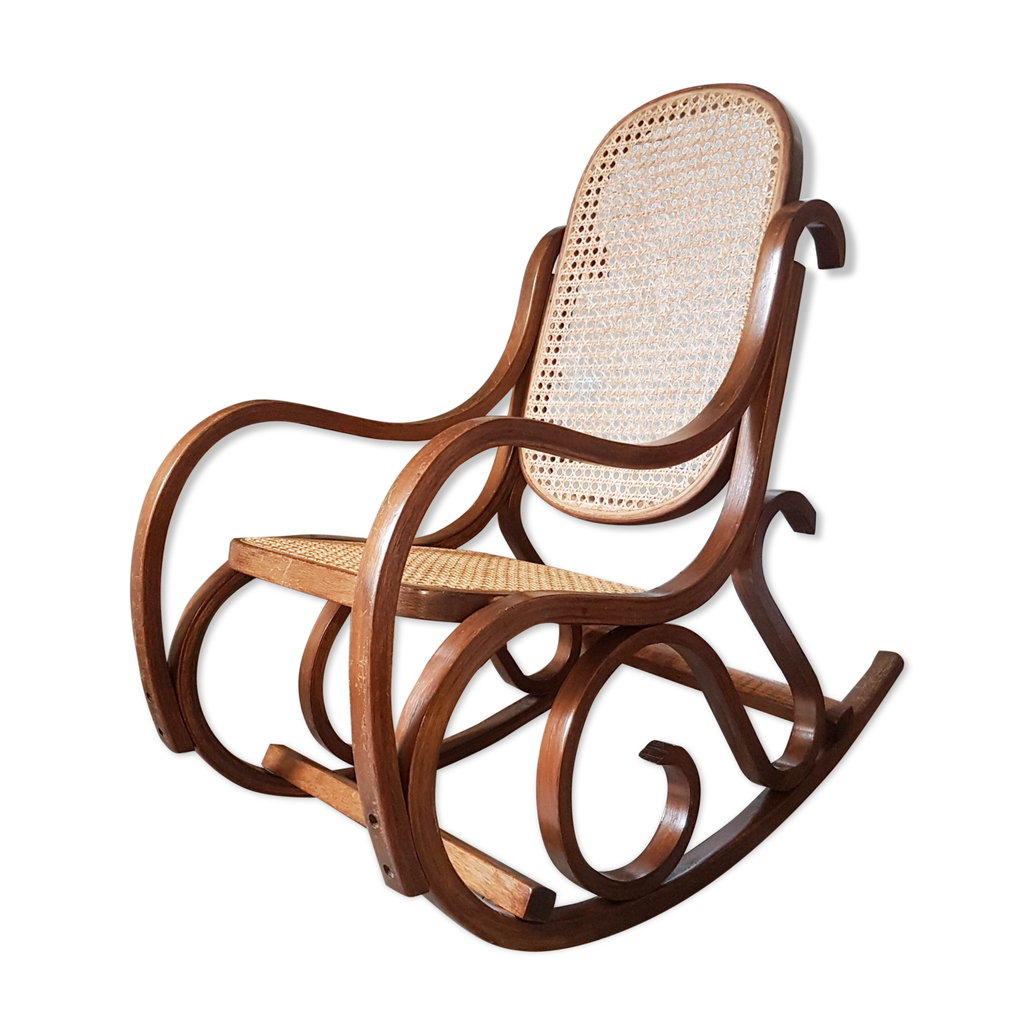 Rocking flesh child wood Rocking Chair
