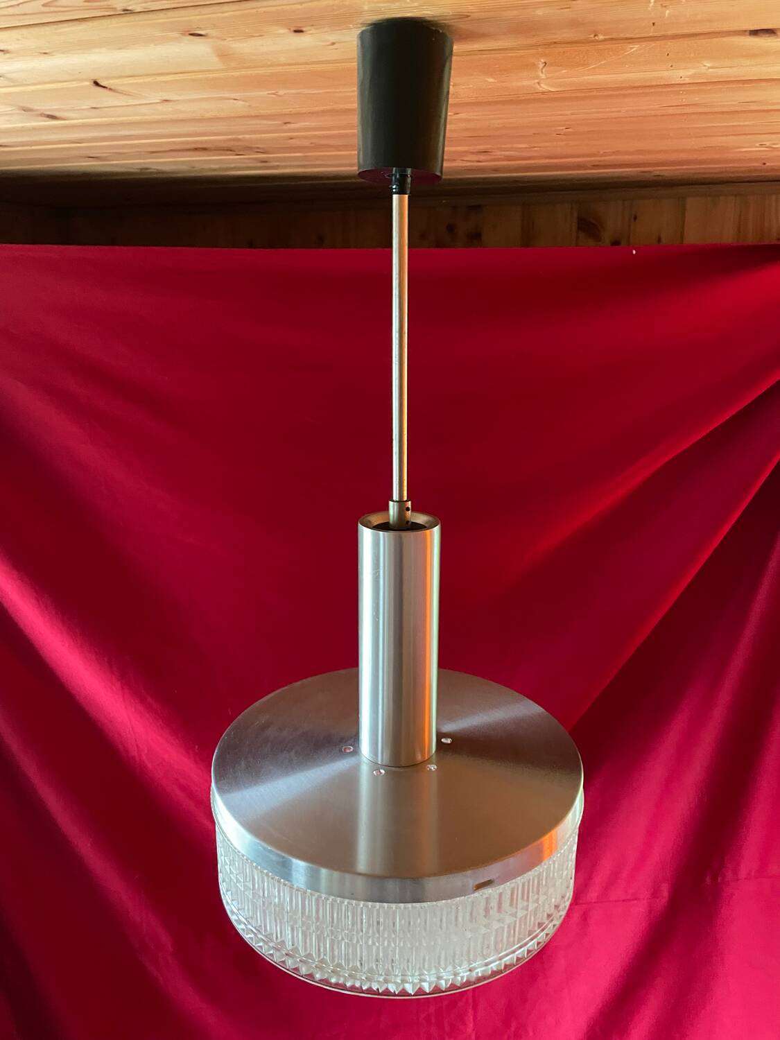 Vintage chandelier, Space Age, from the 70s