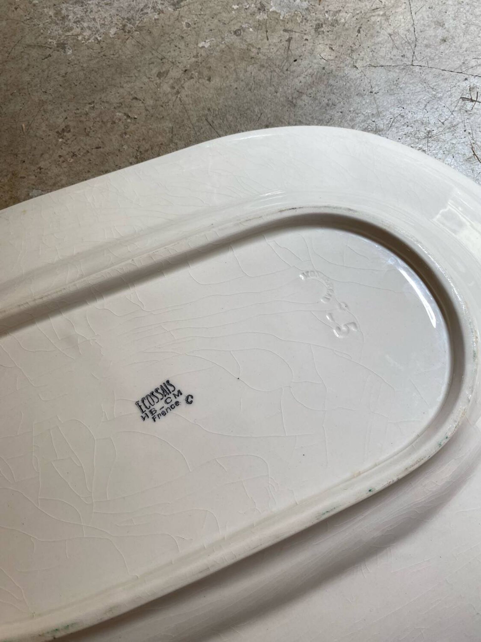 Set of porcelain dishes