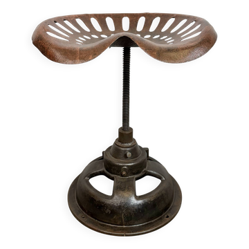 Chaise pivotante industrielle vintage, années 1950