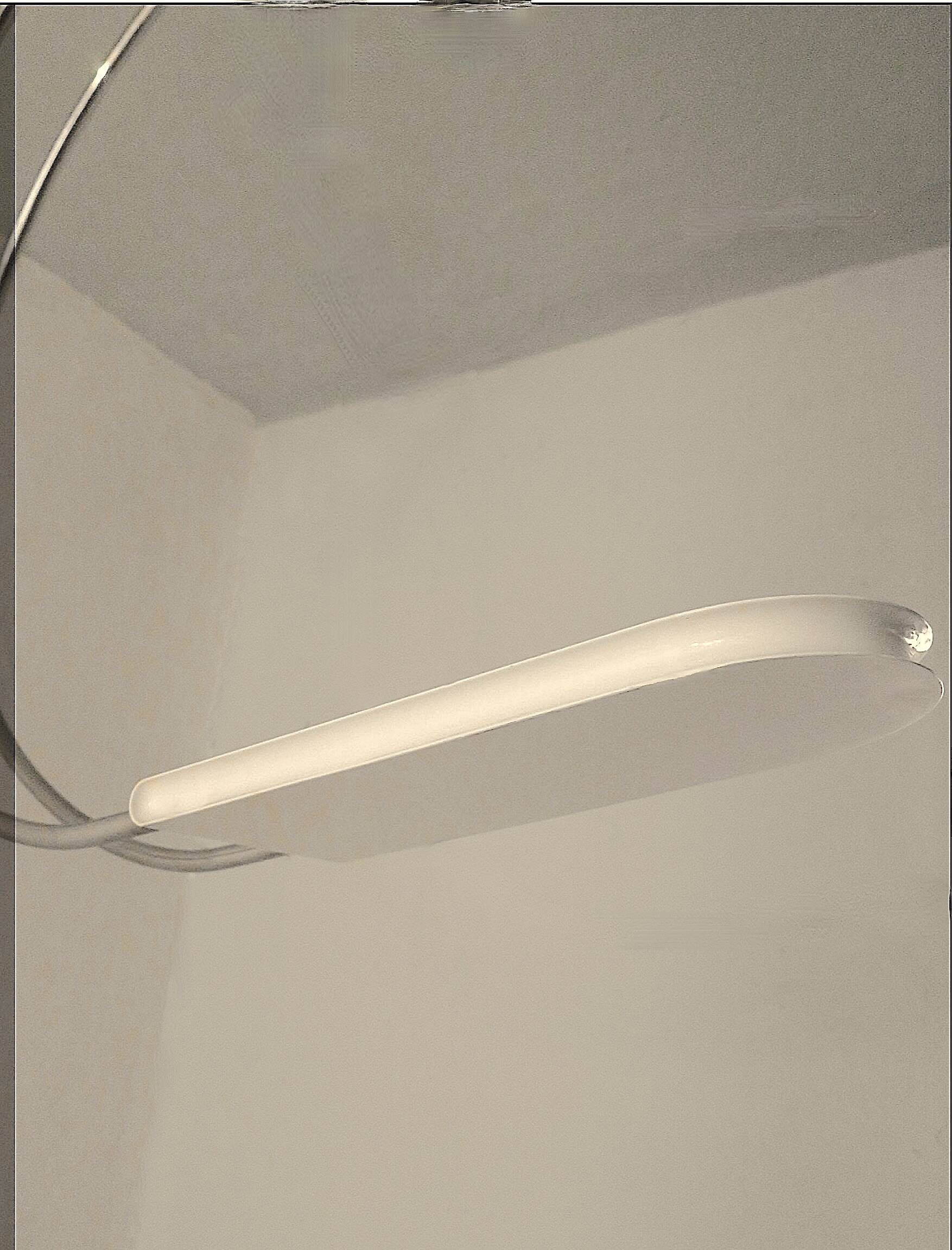 Mid century arc ceiling or wall light by Bruno Gecchelin, Italy 1970s