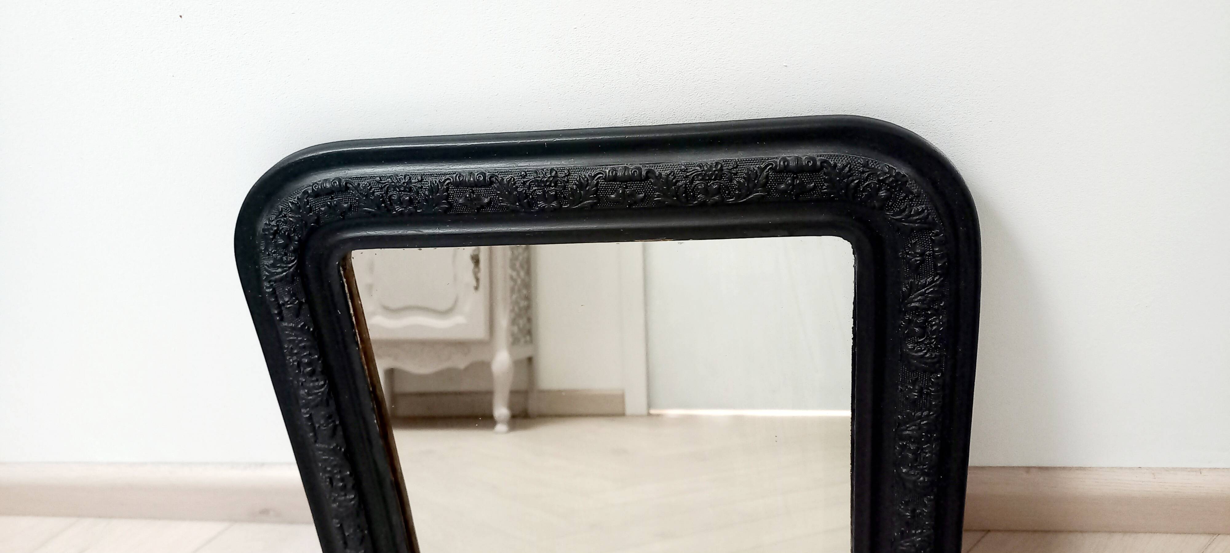 Black Louis Philippe mirror