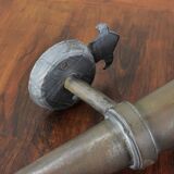 metal torch, glass flame