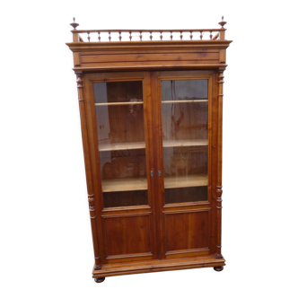 Solid cherry bookcase
