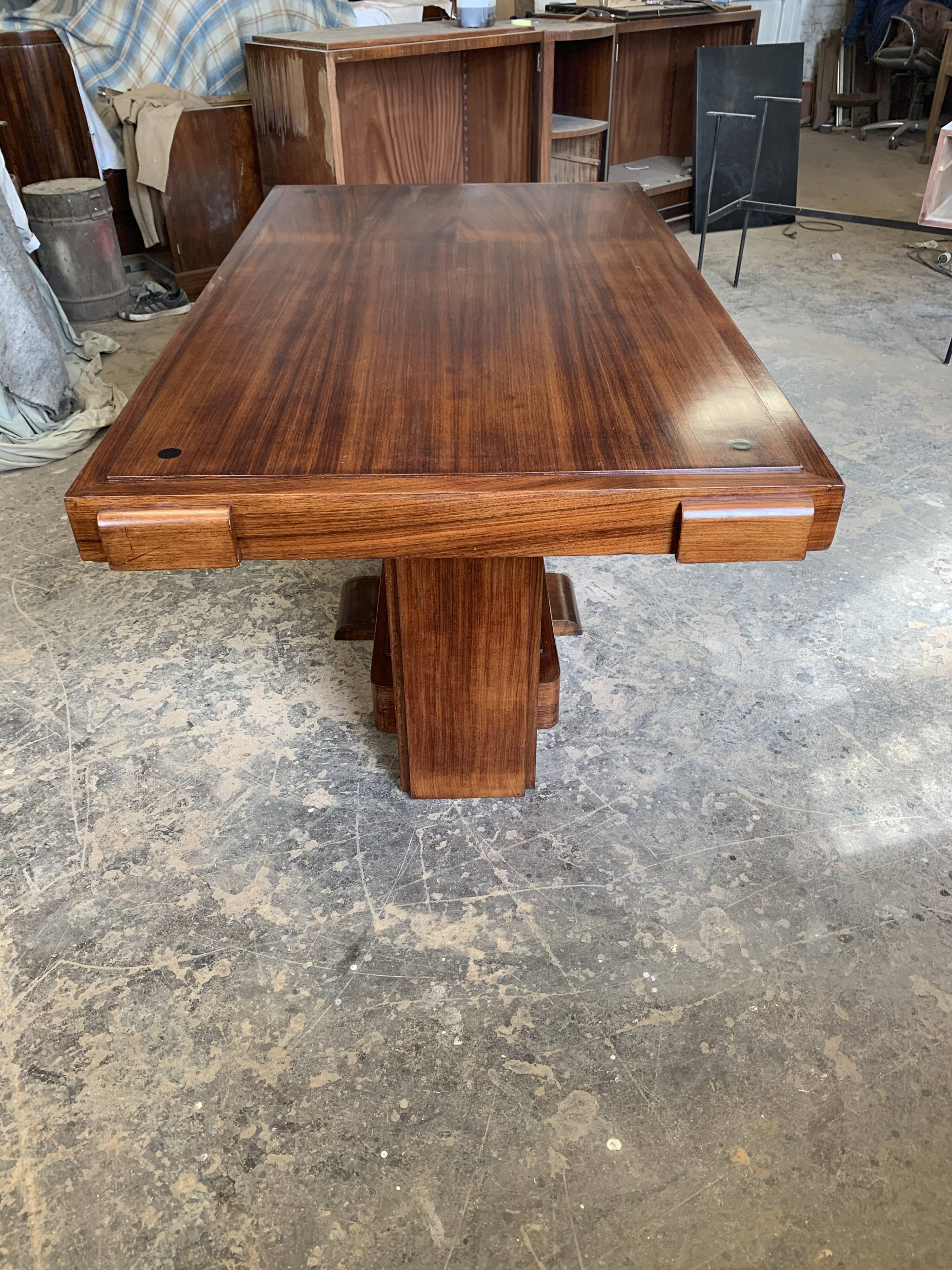 Art Deco table in rosewood