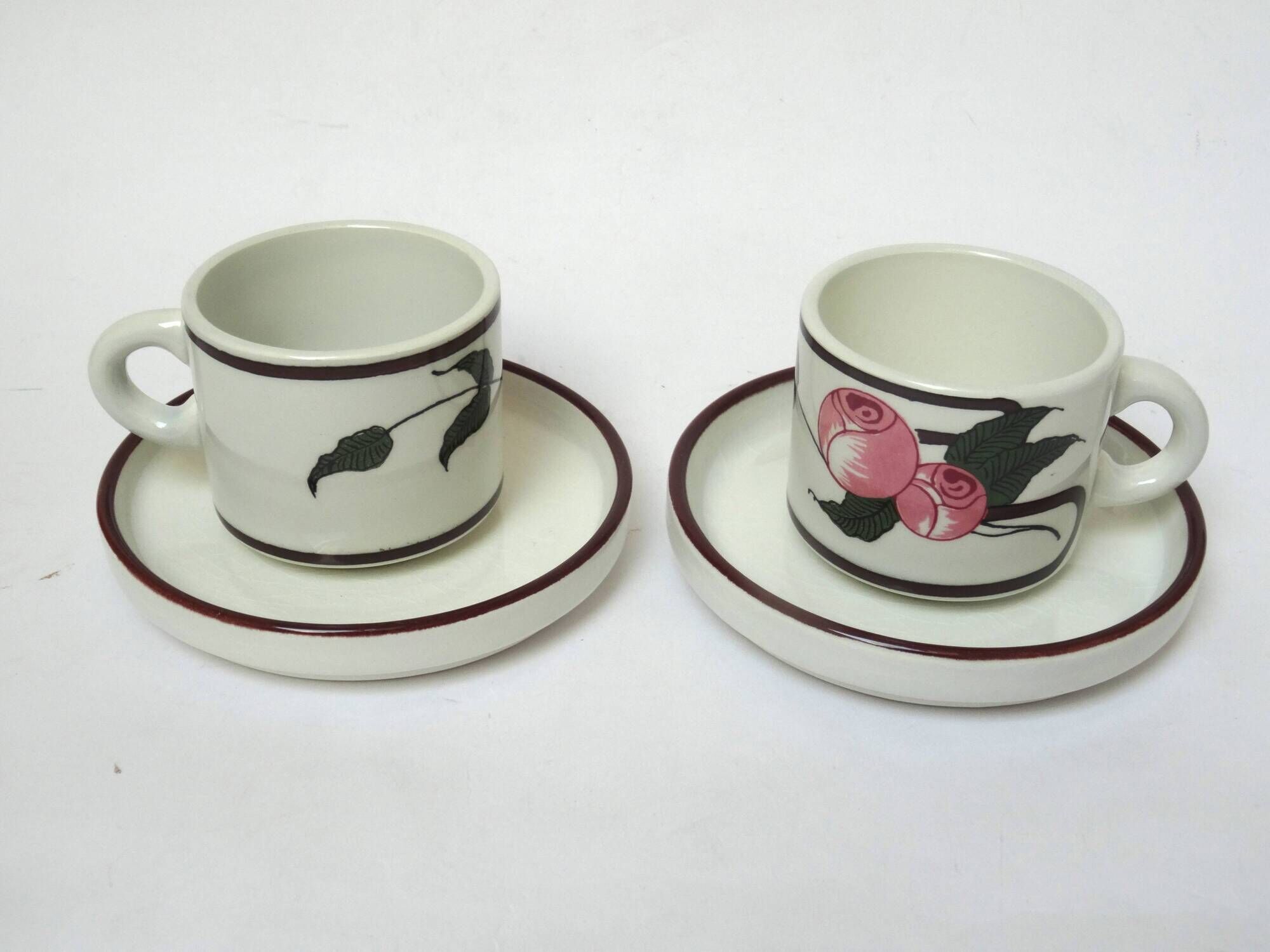 6 Art Deco coffee cups Salins