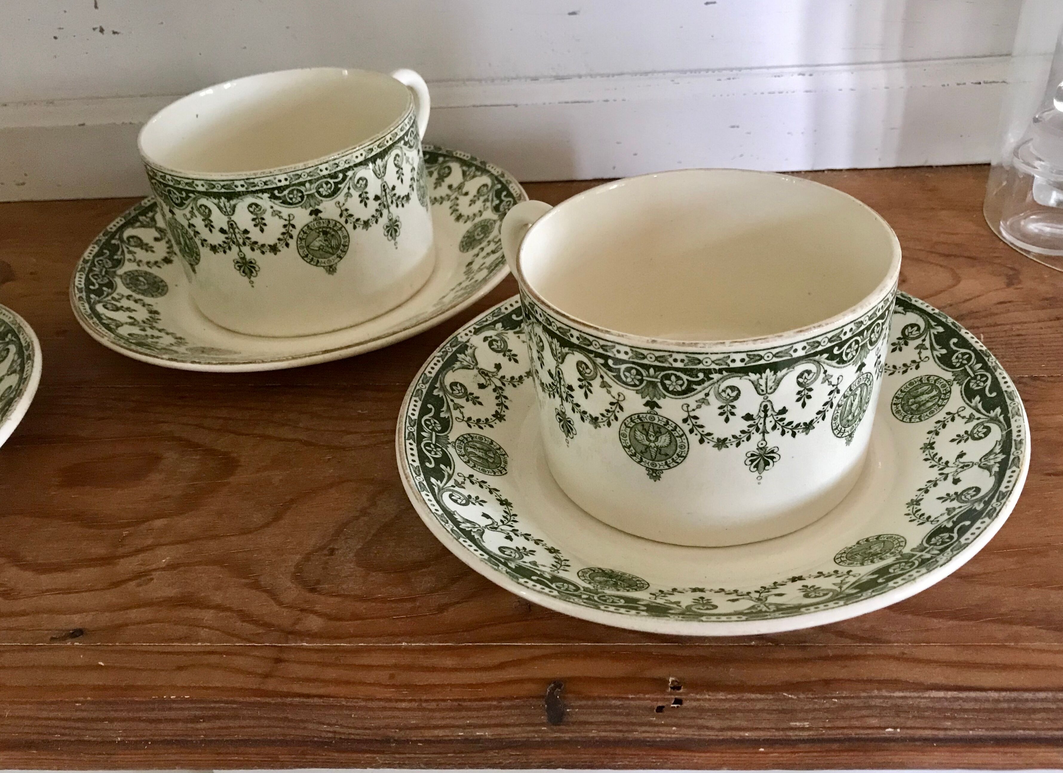 Old Badonviller cups