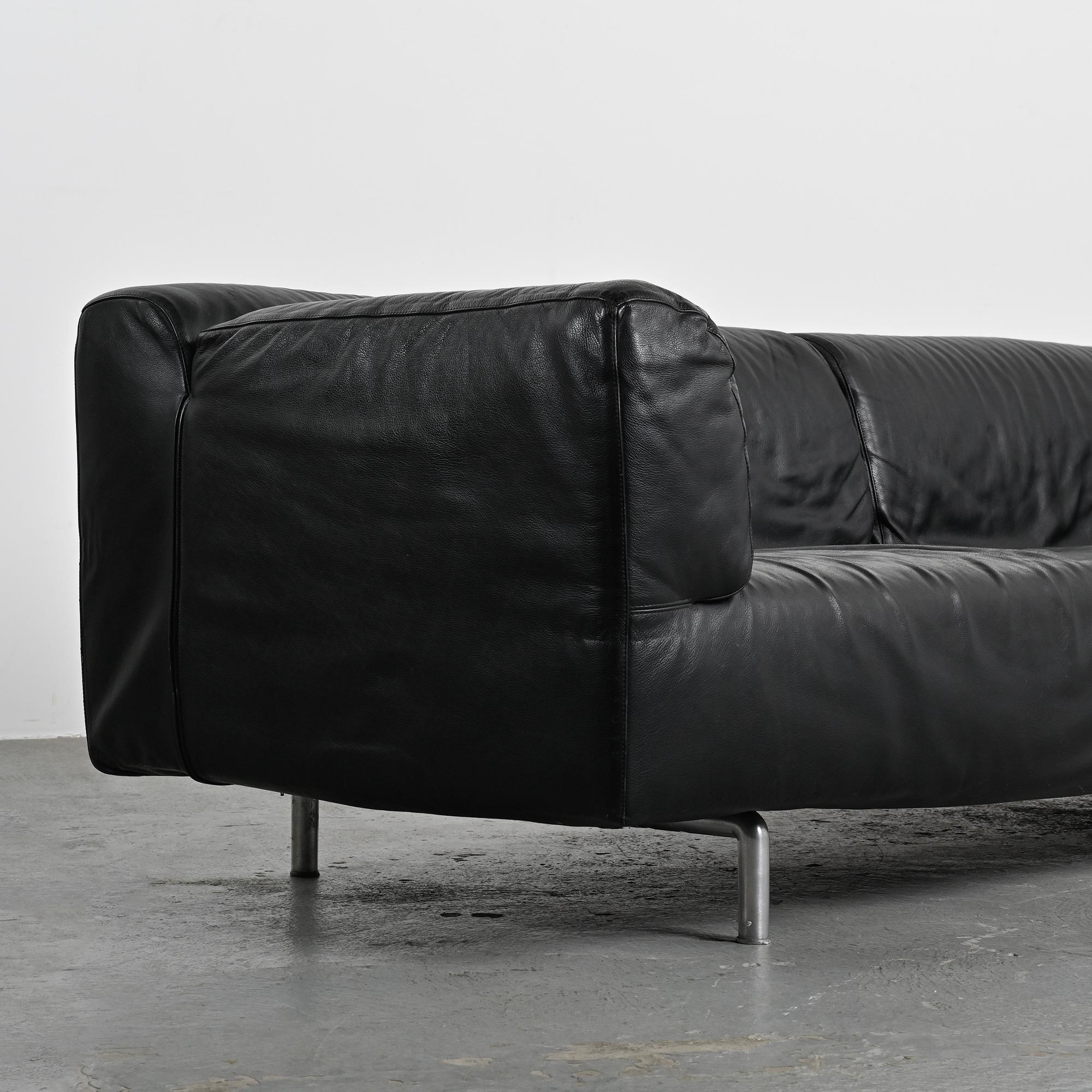 Three-seater sofa by Piero Lissoni, model Met, Cassina, circa 1996.