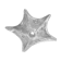 Empty-pocket star in cut crystal Saint-Louis