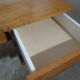 Scandinavian vintage light wood desk of the 60s
