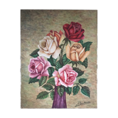 Bouquet of roses painting