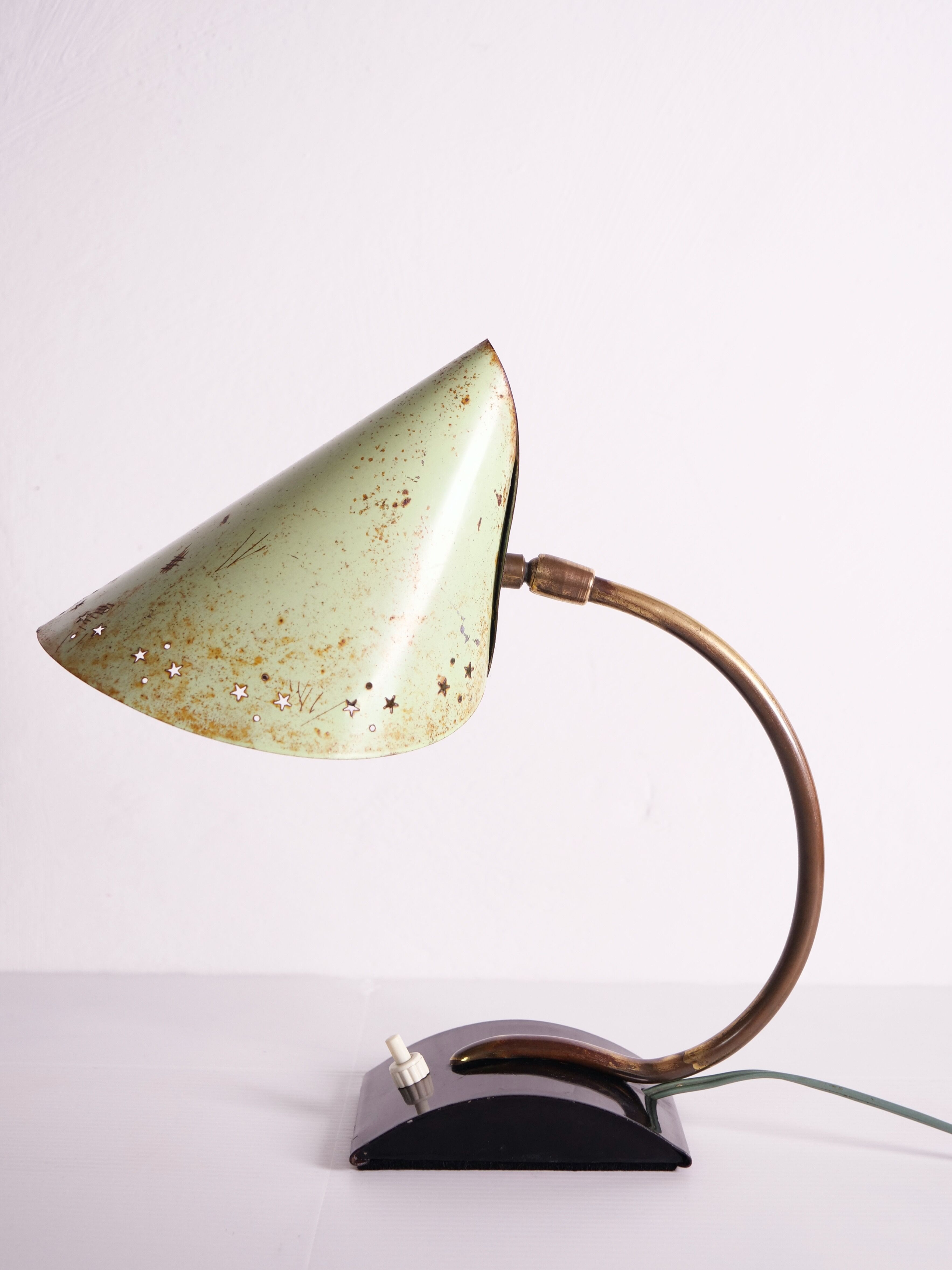 Cocotte lamp Eastern rusty deco