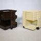 Space Age Rolling Cabinets in Plastic by Joe Colombo, Set of 2, 1970