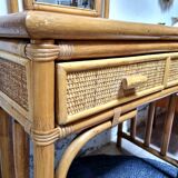 Rattan dressing table