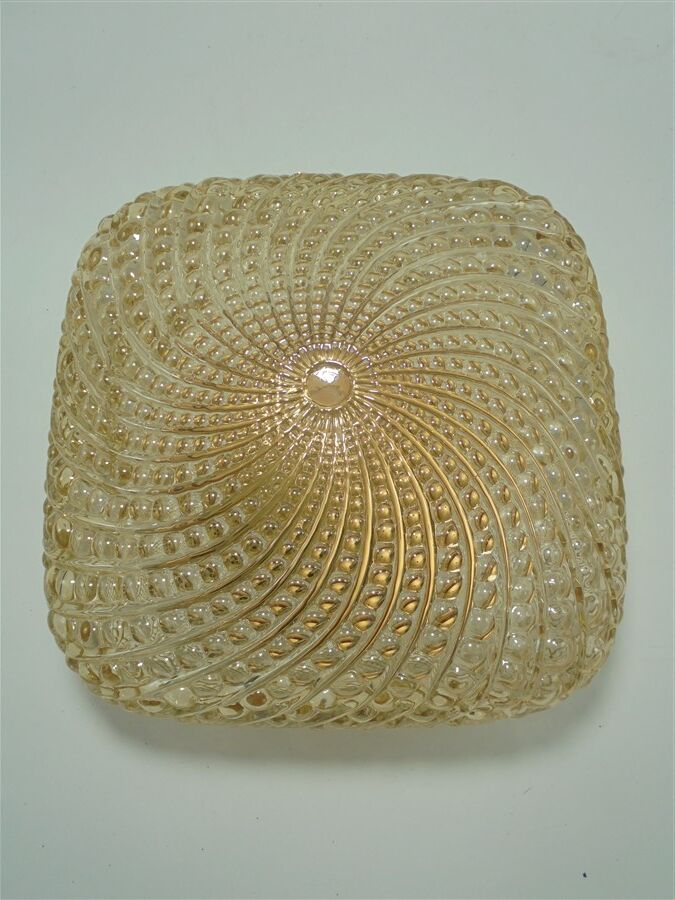 Gold glass ceiling lamp