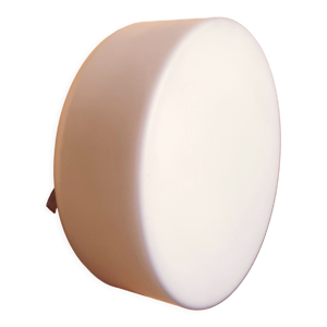 plafonnier italien cylindre - opaline