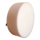 Italian ceiling lamp opaline cylinder Circa 1980