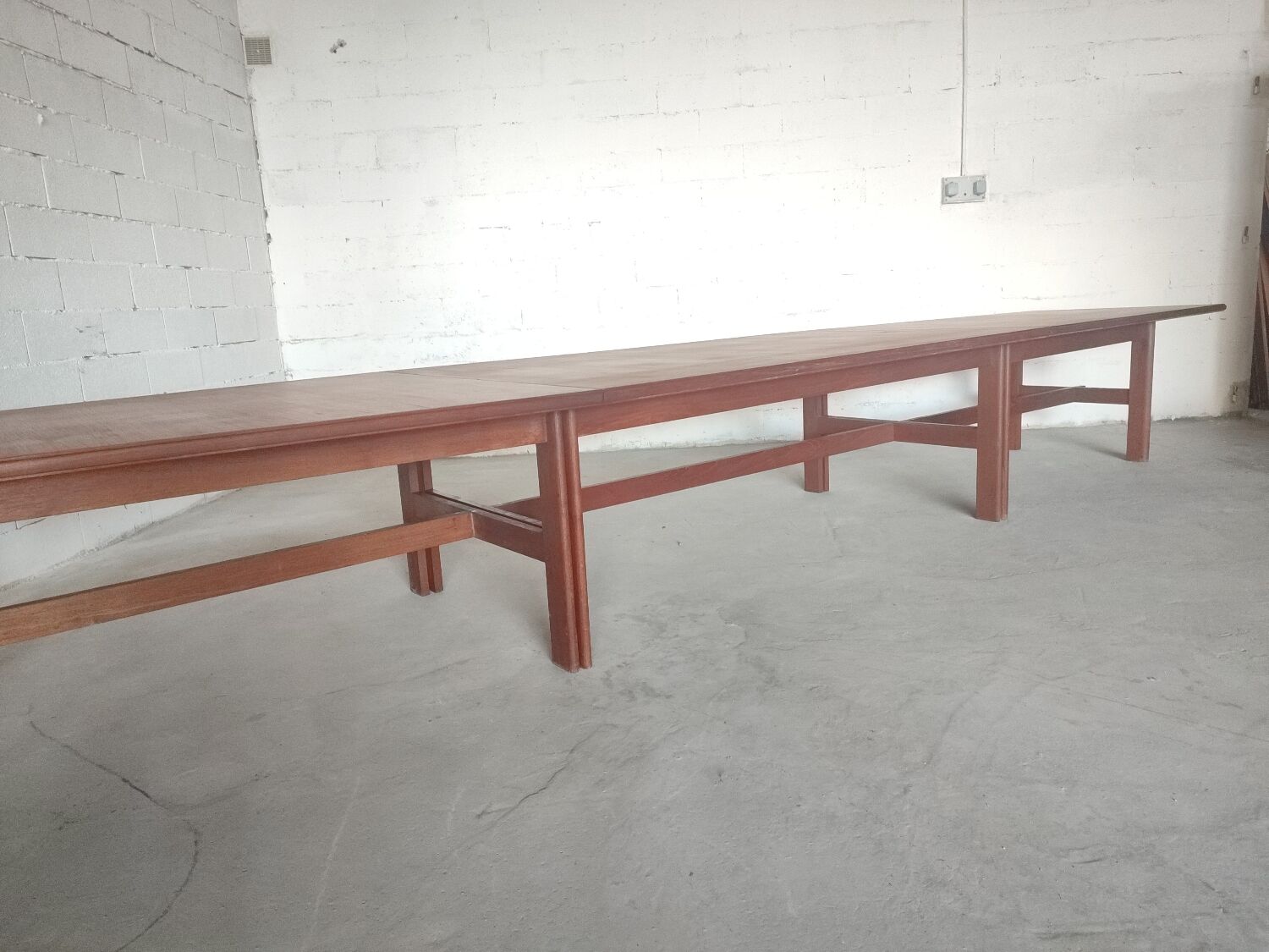 Vintage teak conference table