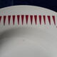 Digoin Sarreguemines hollow plate in earthenware model Van Houten diam 22 cm