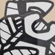 Screenprint after Jean Dubuffet framed under glass 26 cm by 33 cm