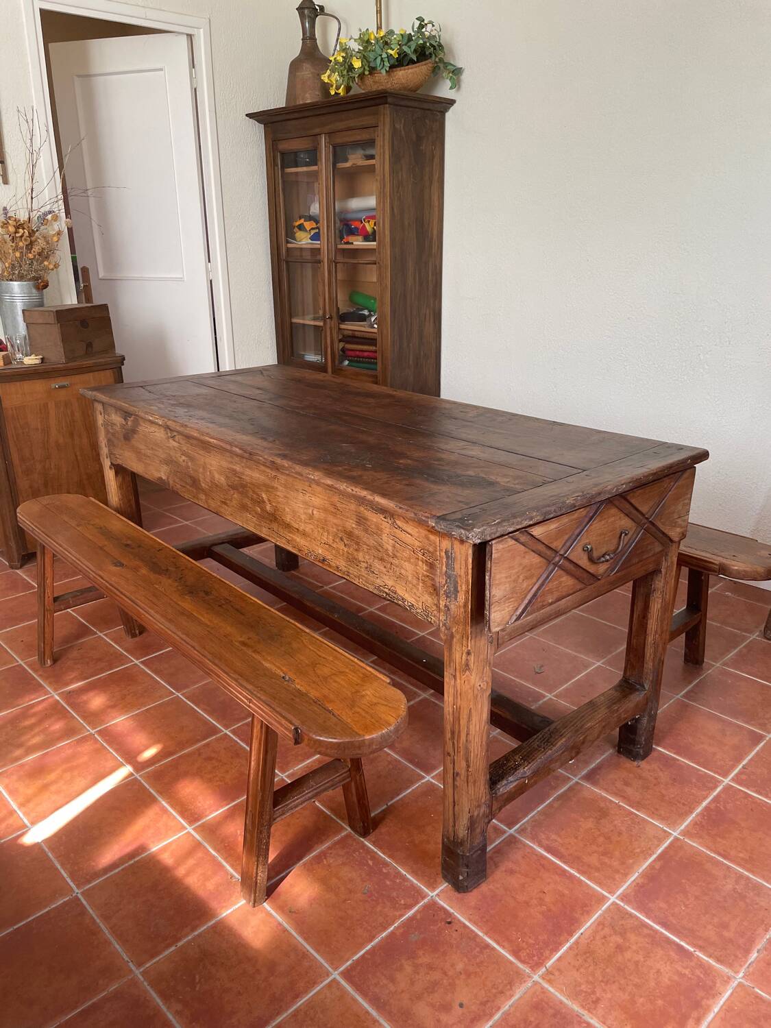 Old farm table
