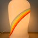 Lampe en verre Vetri Murano rainbow arc en ciel 1970