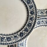 Assiette terre de fer U&cie Sarreguemines