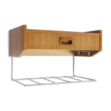Hanging teak bedside table, 1960